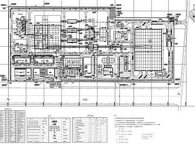 热电厂总平面布置图 施工图 区域规划