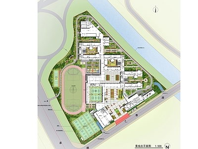 6套中小学景观规划设计方案 施工图