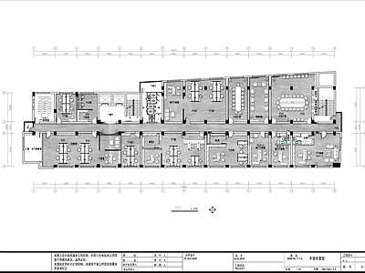 800㎡现代办公室全 施工图