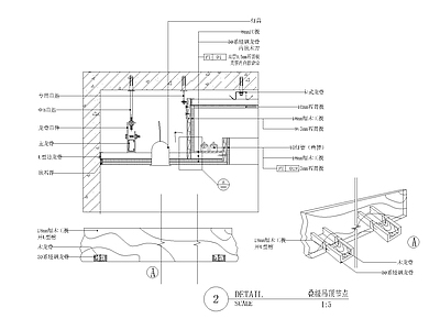 室内标准天花节点大样详图合集 施工图