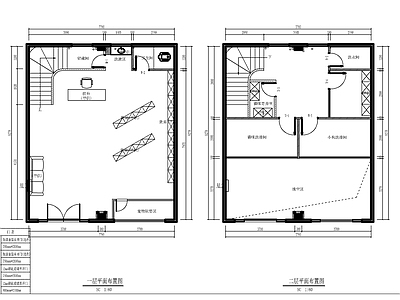 两层宠物店 施工图