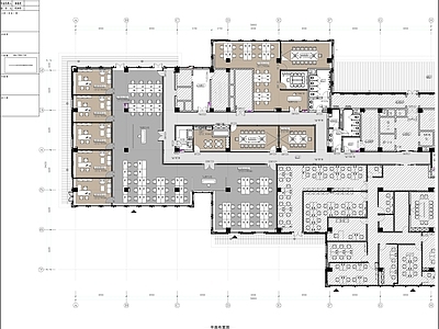 现代商务公司办公室全 施工图