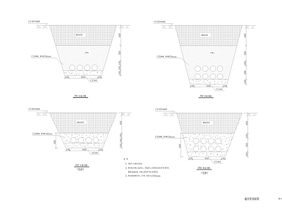 通信管剖面图 施工图