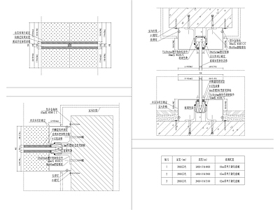 超高玻璃隔断节点图 施工图