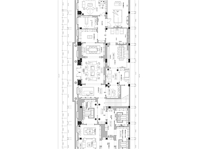 高端实木衣柜专卖店 施工图