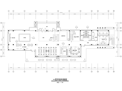 1340㎡售楼处 施工图