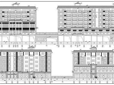 安置房工程建筑 节能 绿建 施工图