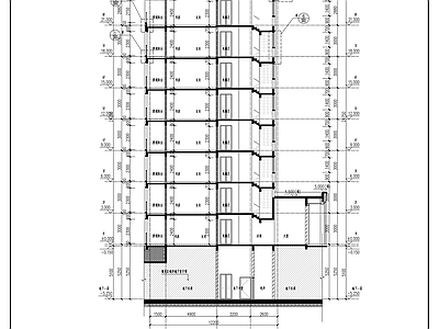 住宅综合体建筑洋房 施工图