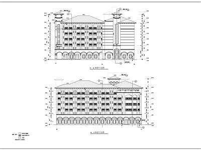 公寓楼建筑图 施工图