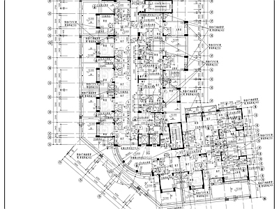 经典家园十四层住宅楼建 施工图