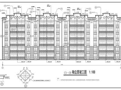 居住区二十八层商住楼建 施工图