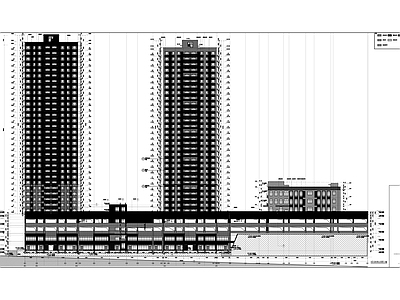 顺海绿洲A地块塔楼 施工图