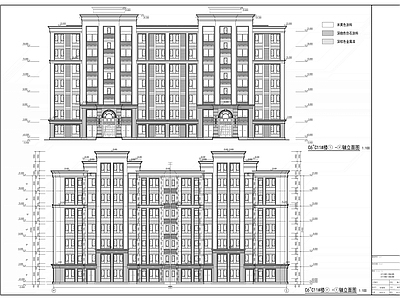 现代风格高层住宅区规划设计方案 施工图