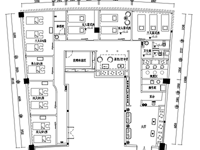 泰式按摩SPA店 施工图