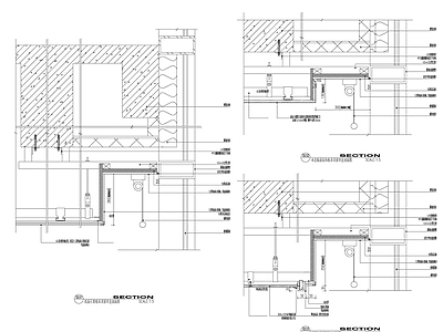 窗帘盒通用节点图 施工图