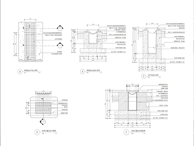 截水沟详图 施工图