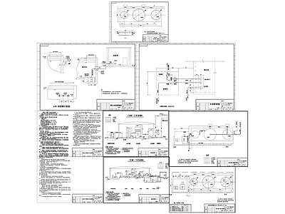 24净化器供水设备方案阶段结构布置图 施工图