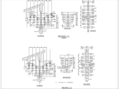 斗拱大样图翼角大样图卷棚屋檐大样图2 施工图