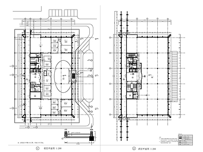 厂区办公楼建筑图 施工图