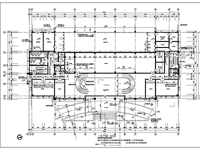 厂房园区办公楼建施图 施工图