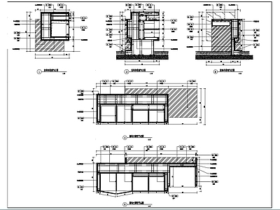 接待台详图 施工图