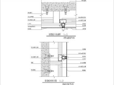 铝塑板干挂详图 施工图