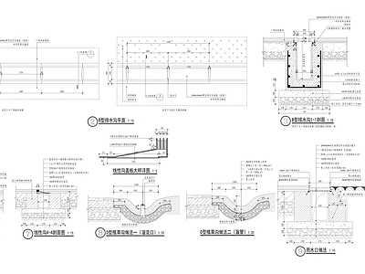 排水沟详图 施工图