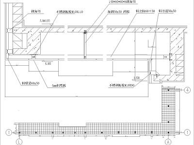 裙楼吊顶节点 施工图