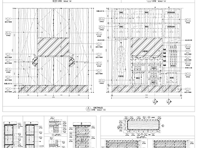 衣柜设计 详图 剖面 大样图 设计 素材 施工图