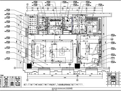 行政间大床套房 整 施工图