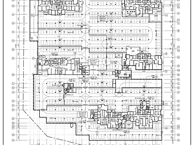 地下车库建筑 施工图