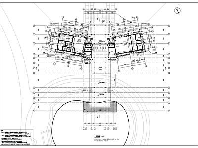 某景区仿古风格旅游中心建施图 施工图