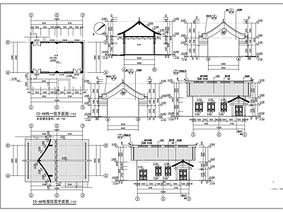 景区民宿包厢建 施工图