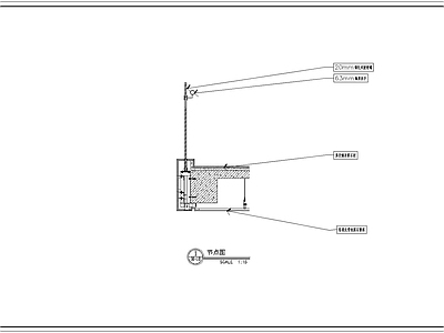 玻璃楼梯大样图 施工图