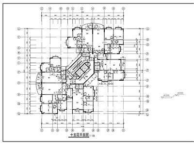 高层建筑设计方案 施工图