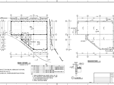小区配电房 水泵房 施工图