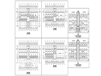 6多层水库办公楼建筑图 施工图