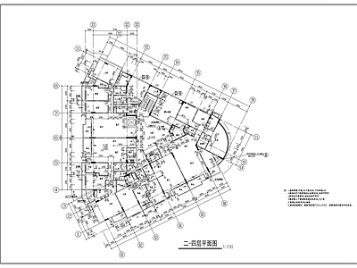 十一层商住楼建筑方案图 施工图