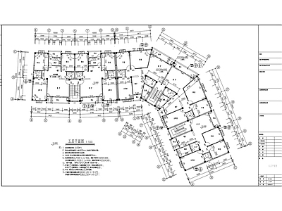 五层商住楼建 施工图