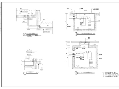 室外给排水安装大样详图 施工图