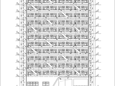 中学12层学生宿舍建 施工图