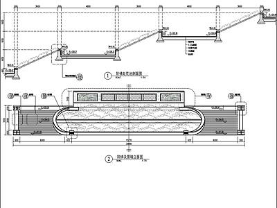 景观阶梯花池详图 施工图