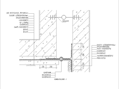 变形缝防水节点大样图 一 施工图