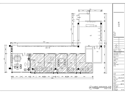 现代黑白风高级感办公室整 施工图