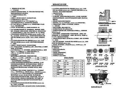 给排水施工设计说明 施工图