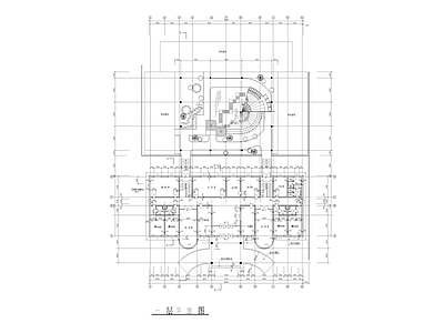 3800㎡养老院养老服务中心 施工图