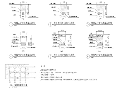 电缆管沟大样图 施工图