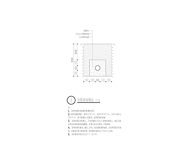 电缆埋地做法设计图 施工图