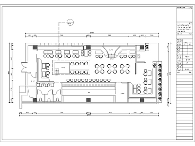 酒吧室内装修 施工图