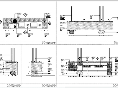 大堂服务台大样详图 施工图